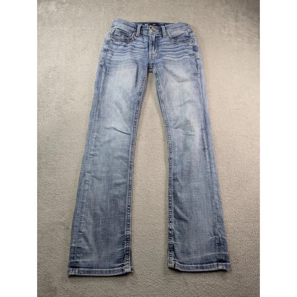 BKE Aiden Slim Fit Light Wash Denim Jeans Mens 26x32 Blue Stretch